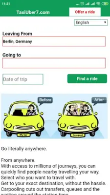 Carpool Ridesharing indriver android App screenshot 12